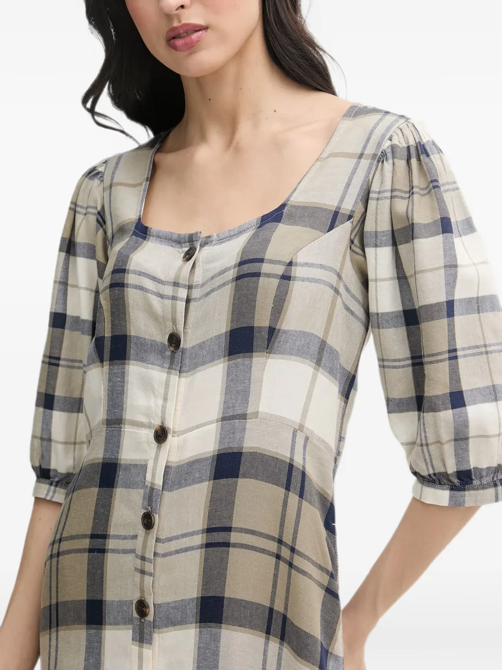 Barbour Ballina midi-jurk Beige