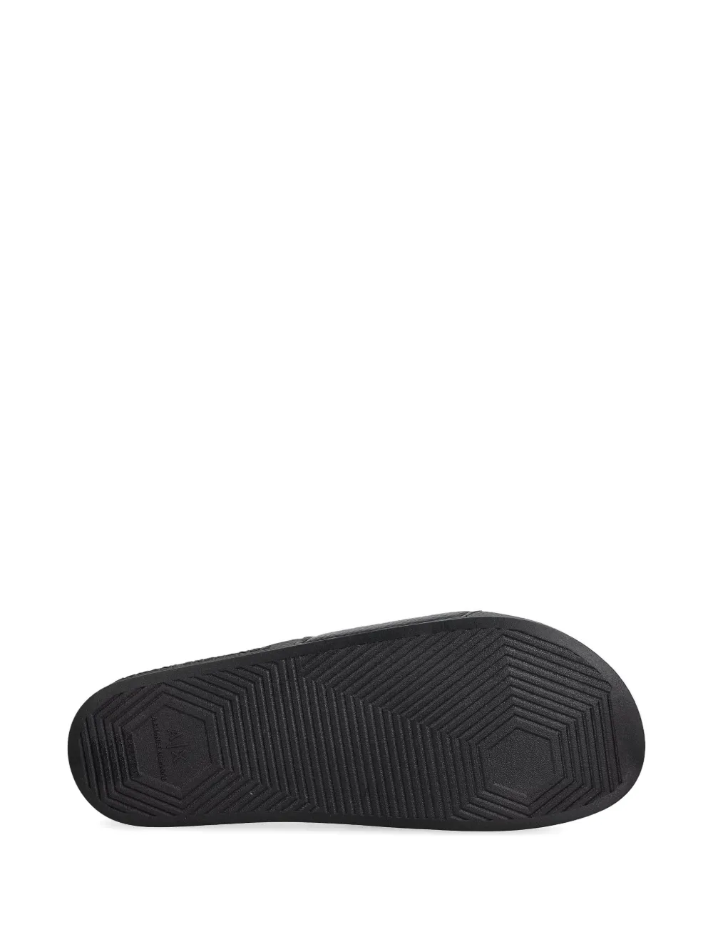 Armani Exchange Sneakers met logo-reliëf en textuur Zwart