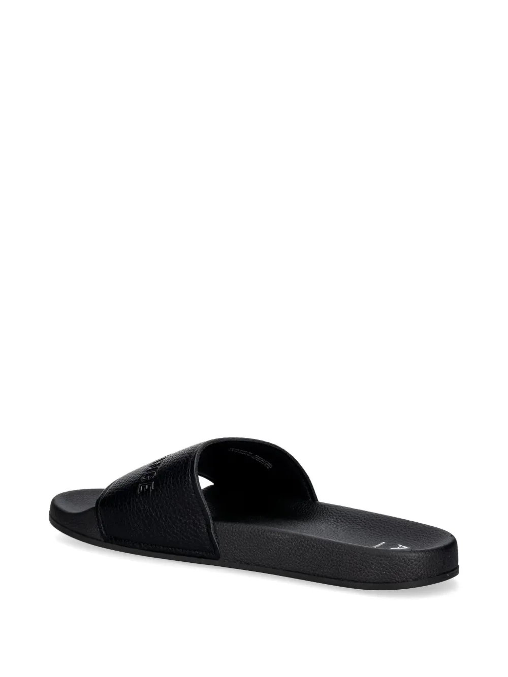 Armani Exchange Sneakers met logo-reliëf en textuur Zwart