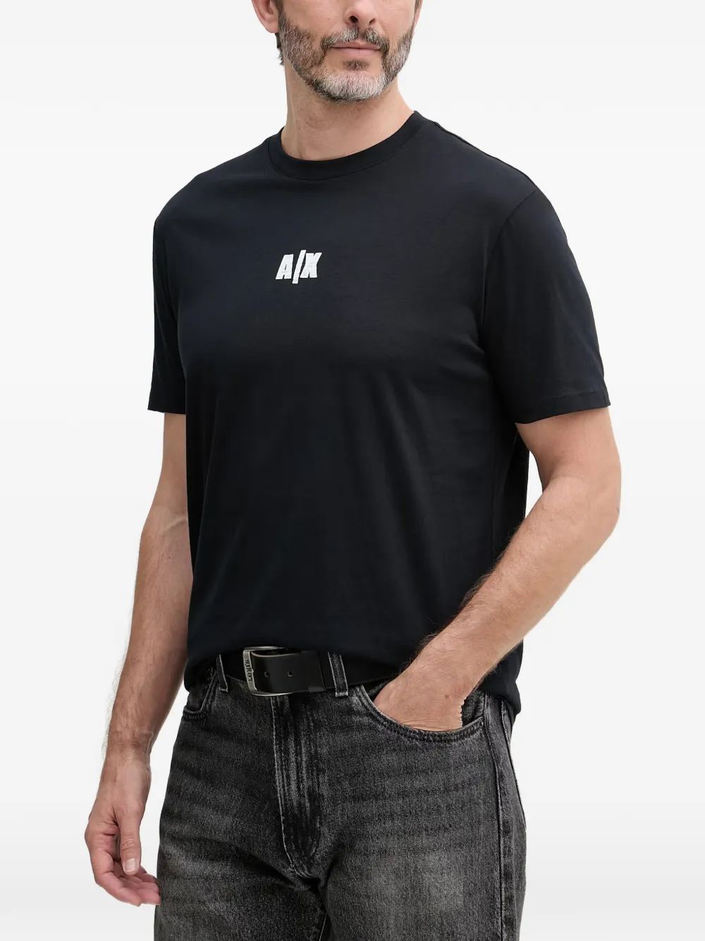 Armani Exchange logo-print T-shirt - Nero