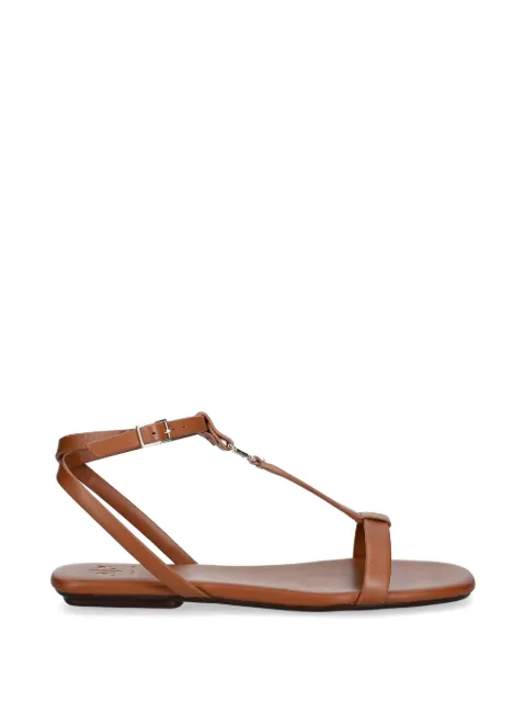 Armani Exchange logo-plaque T-bar sandals