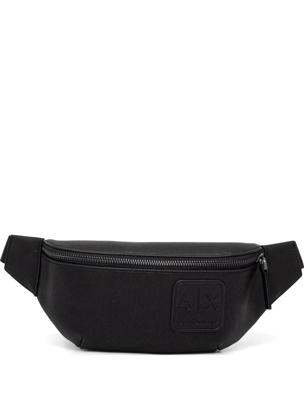 Armani Exchange logo-patch belt bag - Nero