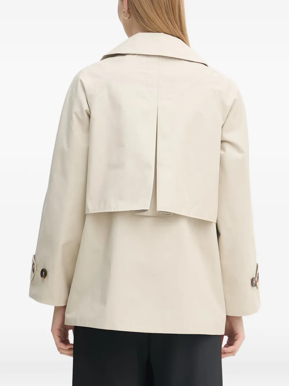 Barbour Maisy jas met dubbele rij knopen Beige