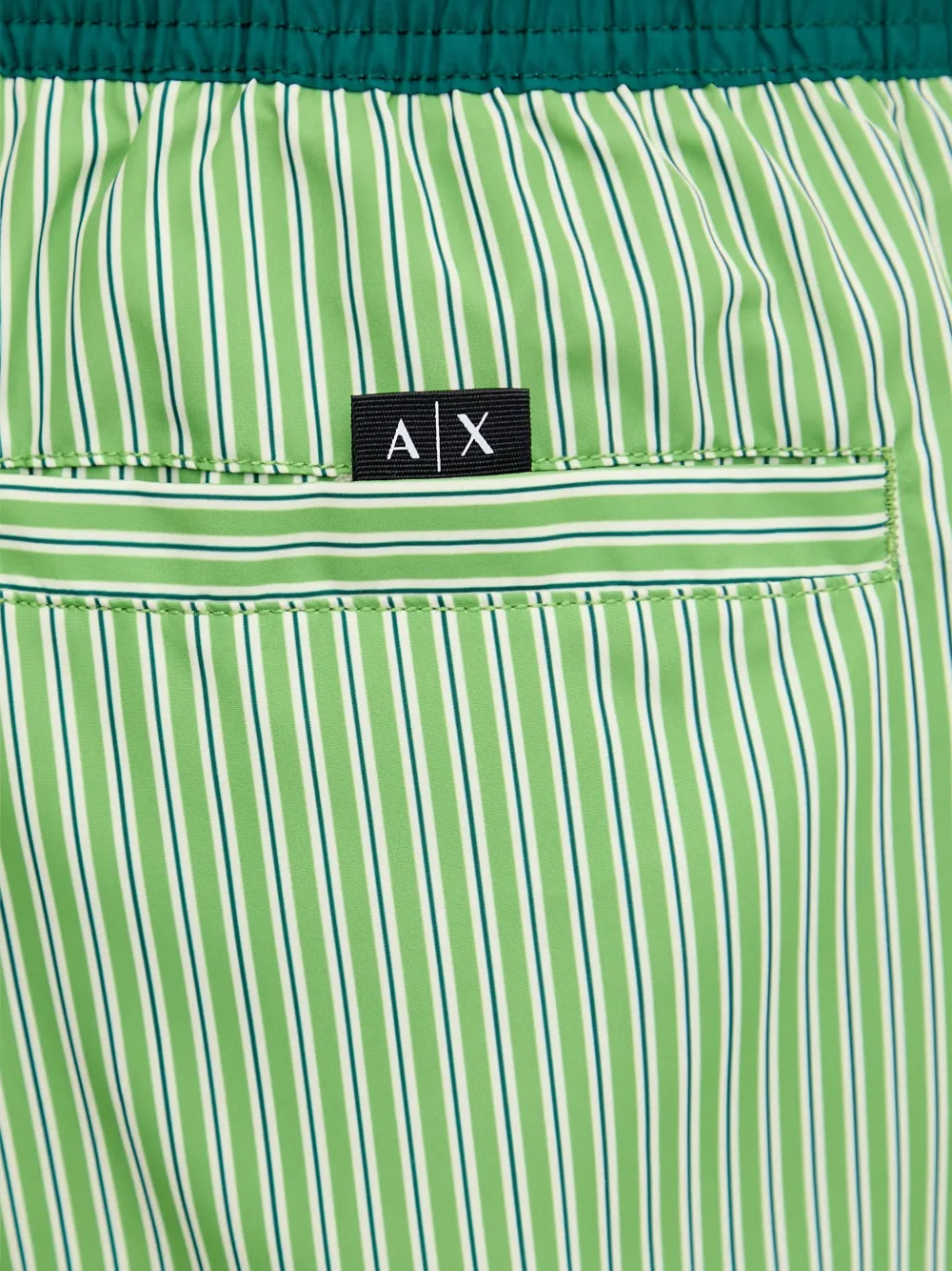 Armani Exchange Zwembroek met trekkoordtaille Groen