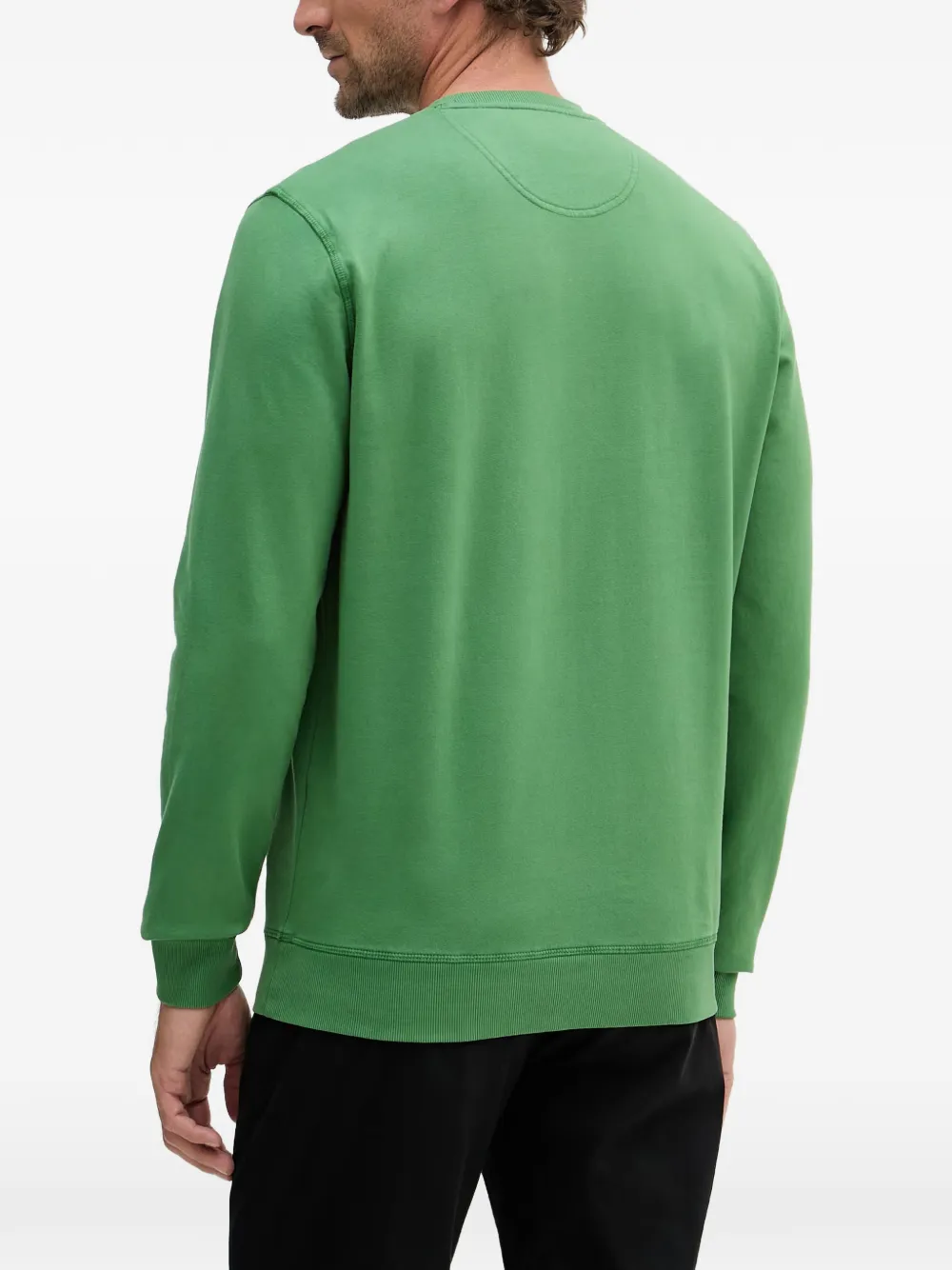 Barbour Sweater met geborduurd logo Groen