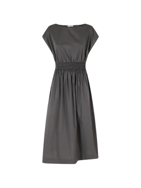 Roberto Collina shirred-waist cotton dress