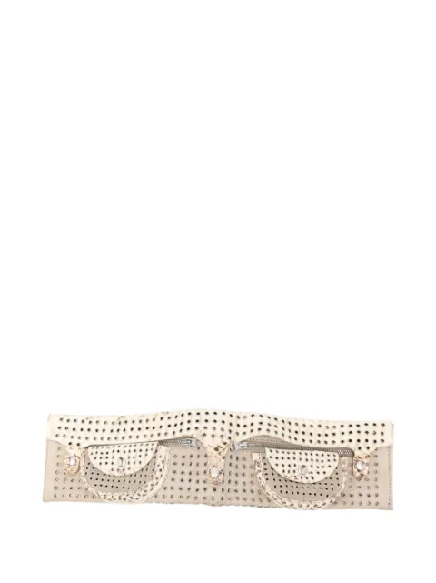 Gianfranco Ferré Pre-Owned 2000 eyelet-embellished multi-pockets belt