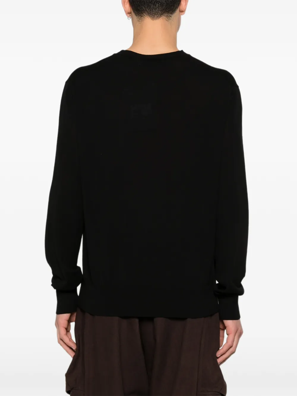 Vivienne Westwood Trui met geborduurd Orb-logo Zwart