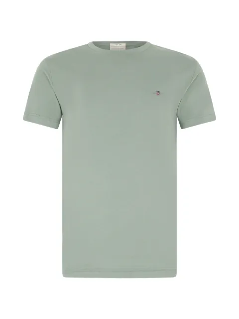 Gant logo-embroidered T-shirt