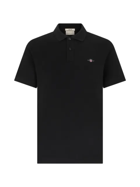 Gant Shield logo-embroidered polo shirt