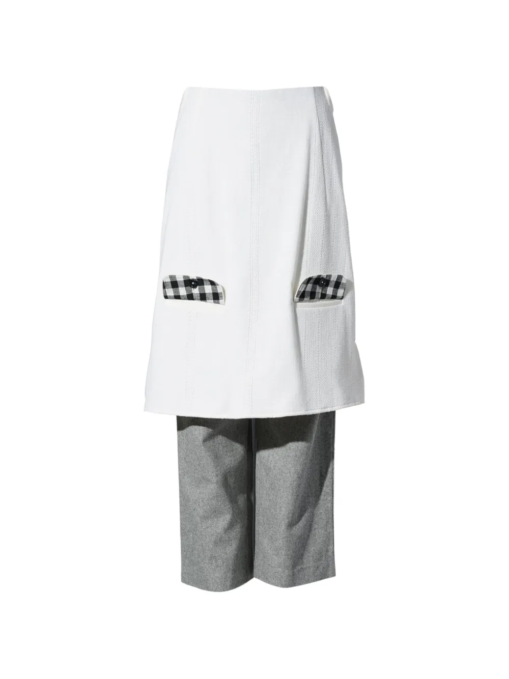 Fey Fey Worldwide hybrid apron trousers - Grigio