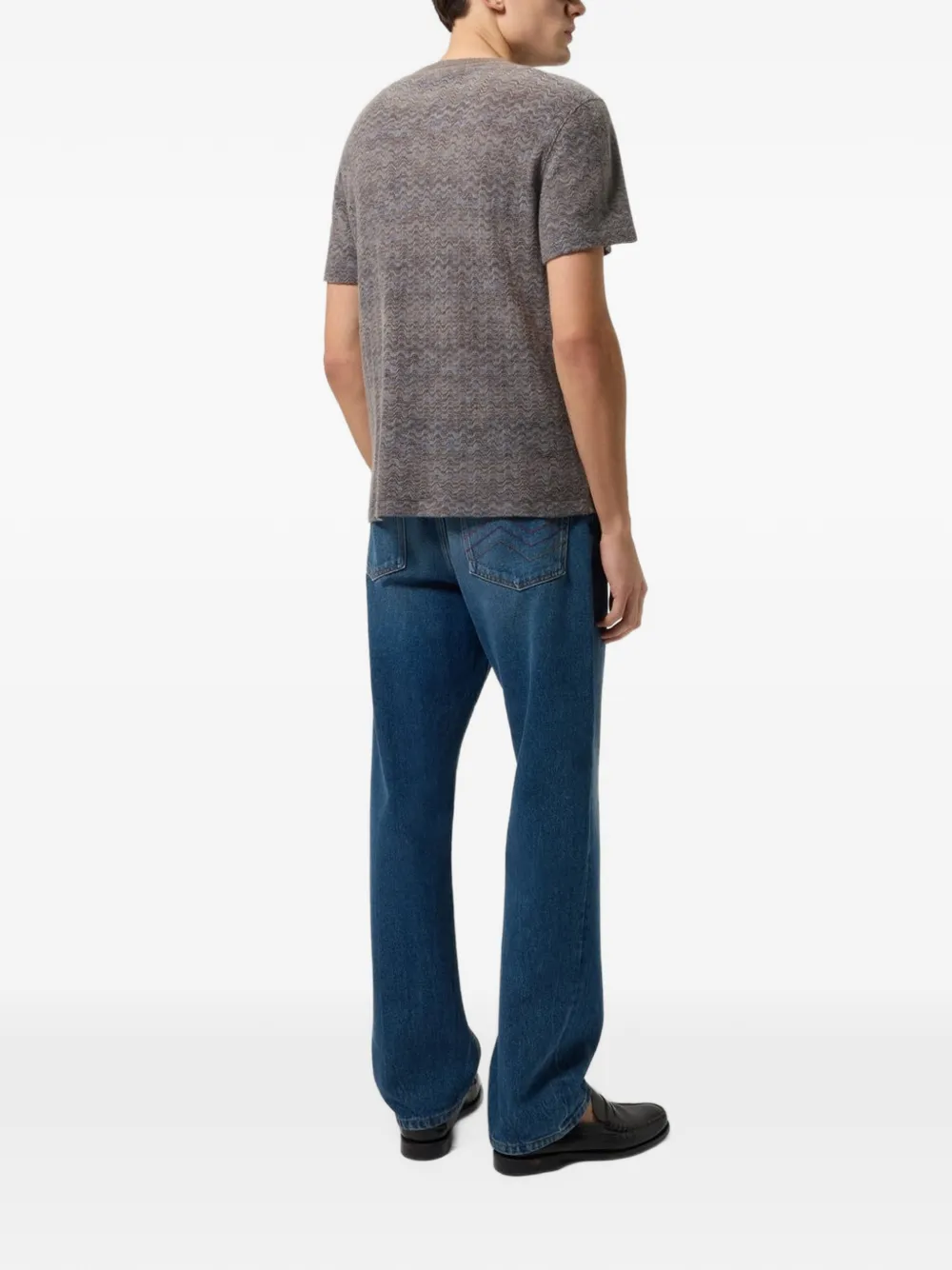 Missoni T-shirt met ronde hals Grijs