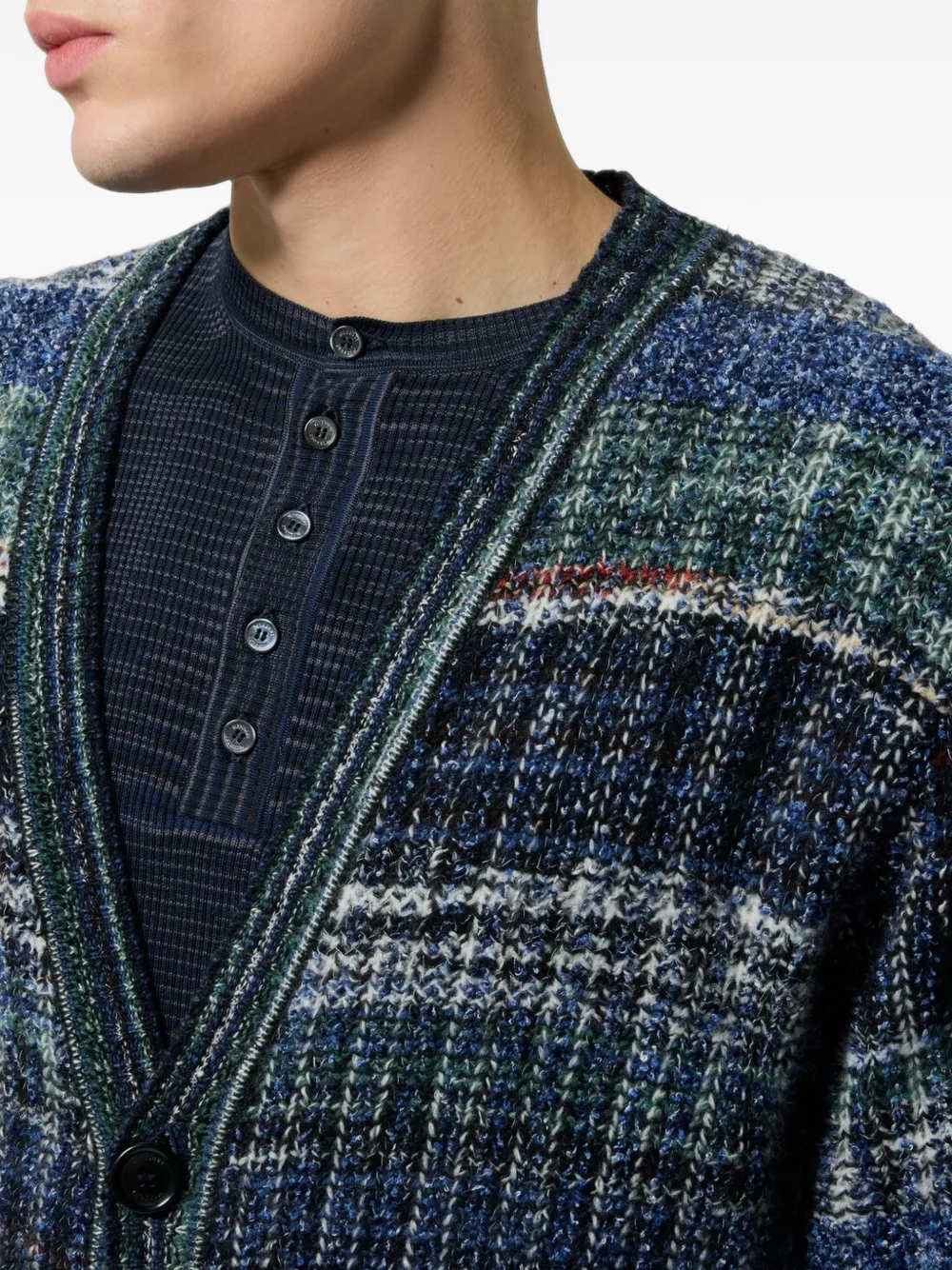 Missoni Vest met V-hals Blauw