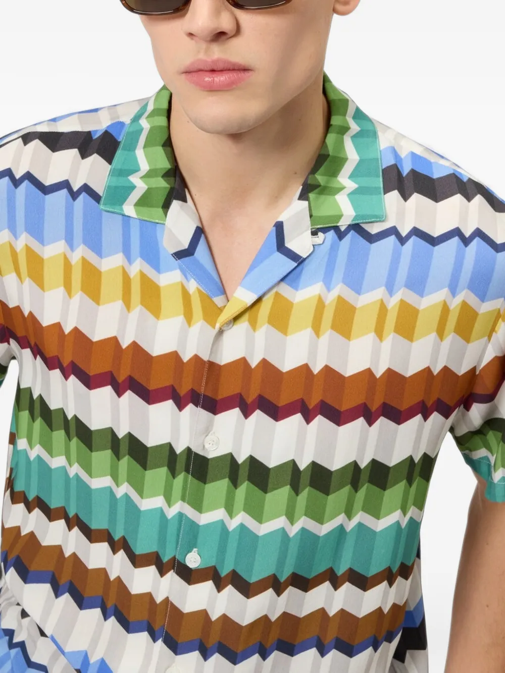 Missoni Zigzag overhemd Wit