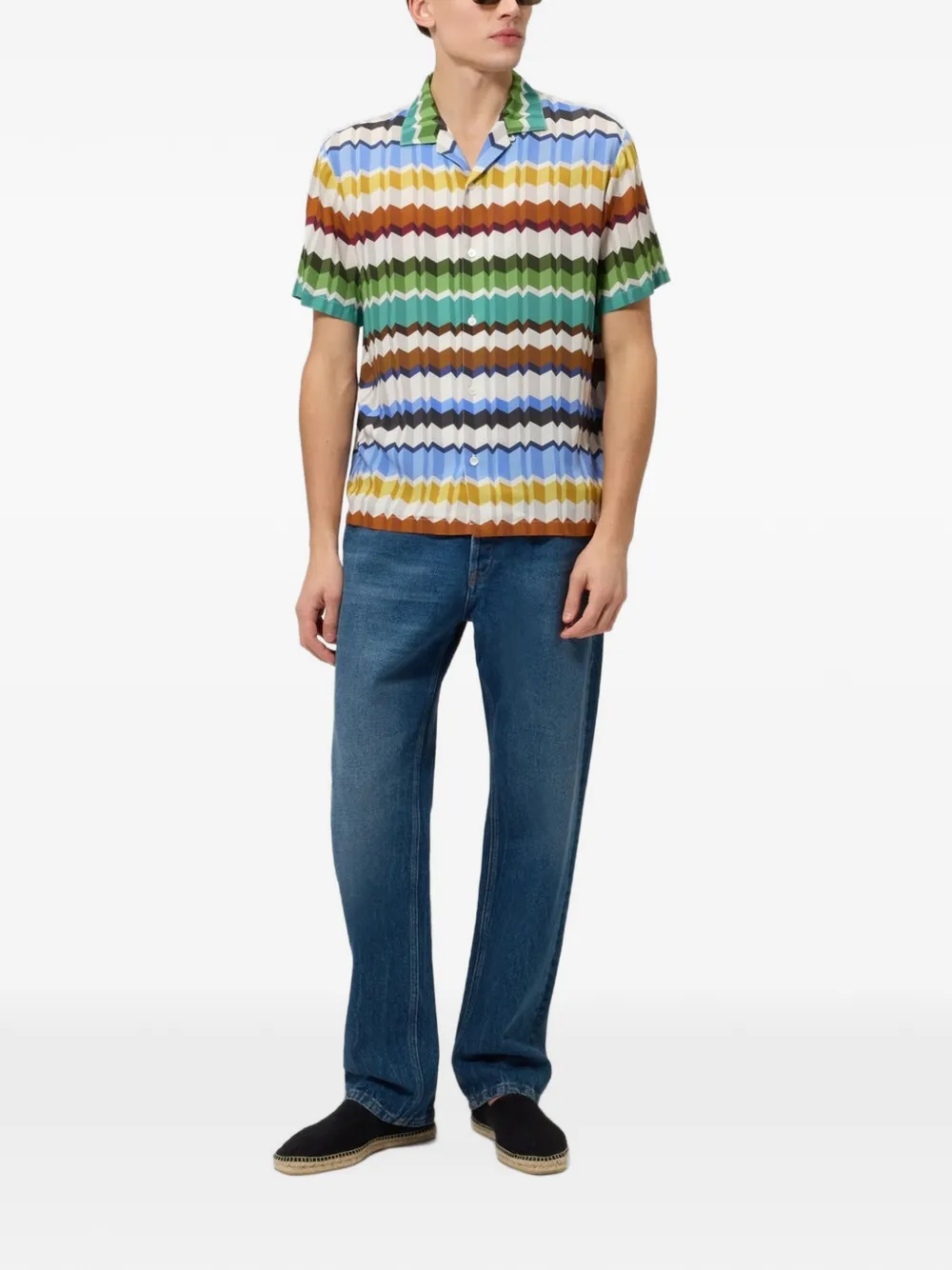 Missoni Zigzag overhemd Wit