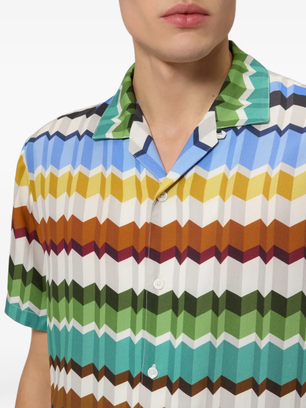 Missoni Zigzag overhemd Wit