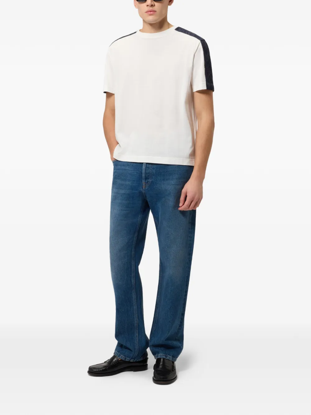Missoni T-shirt met zigzag-vlak Wit