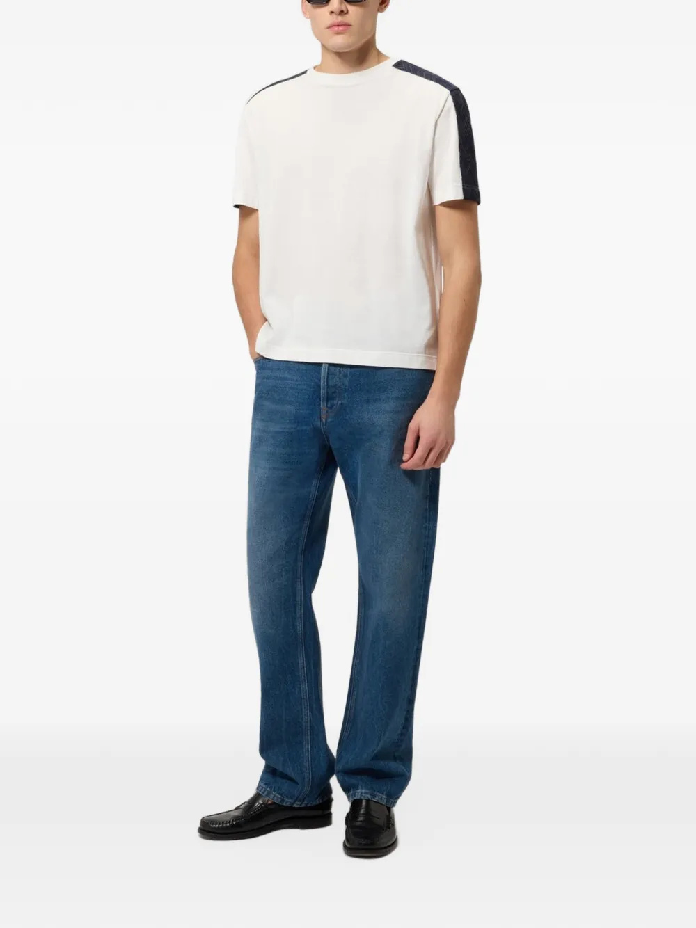Missoni T-shirt met zigzag-vlak Wit