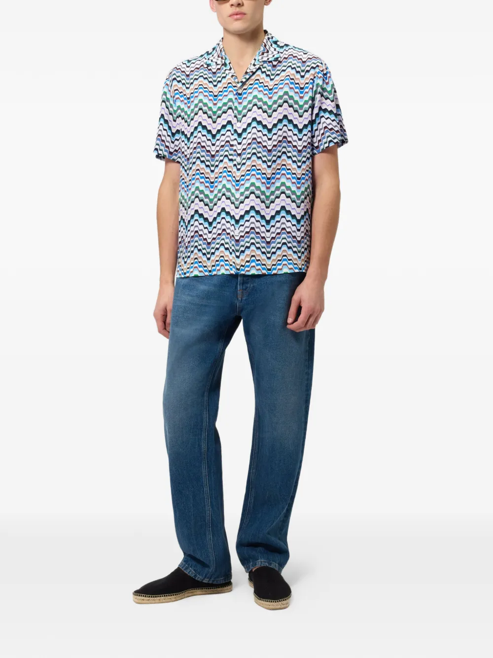 Missoni Zigzag overhemd Wit