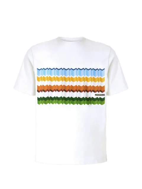 Missoni t-shirt à imprimé zigzag