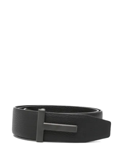 Tom Ford Pre-Owned T logo-buckle belt