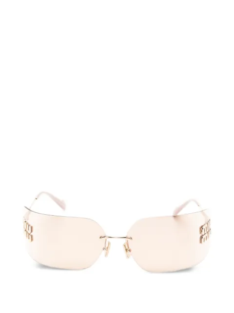 Miu Miu Pre-Owned Aube mask-shape sunglasses