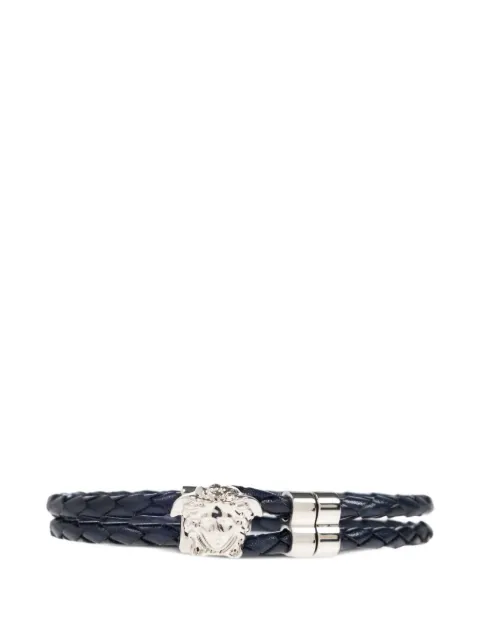 Versace Pre-Owned Medusa-charm braided bracelet
