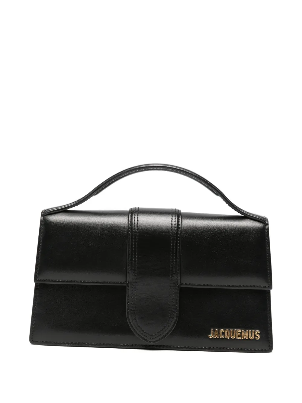 Jacquemus Pre-Owned Bambino leather tote bag - Nero