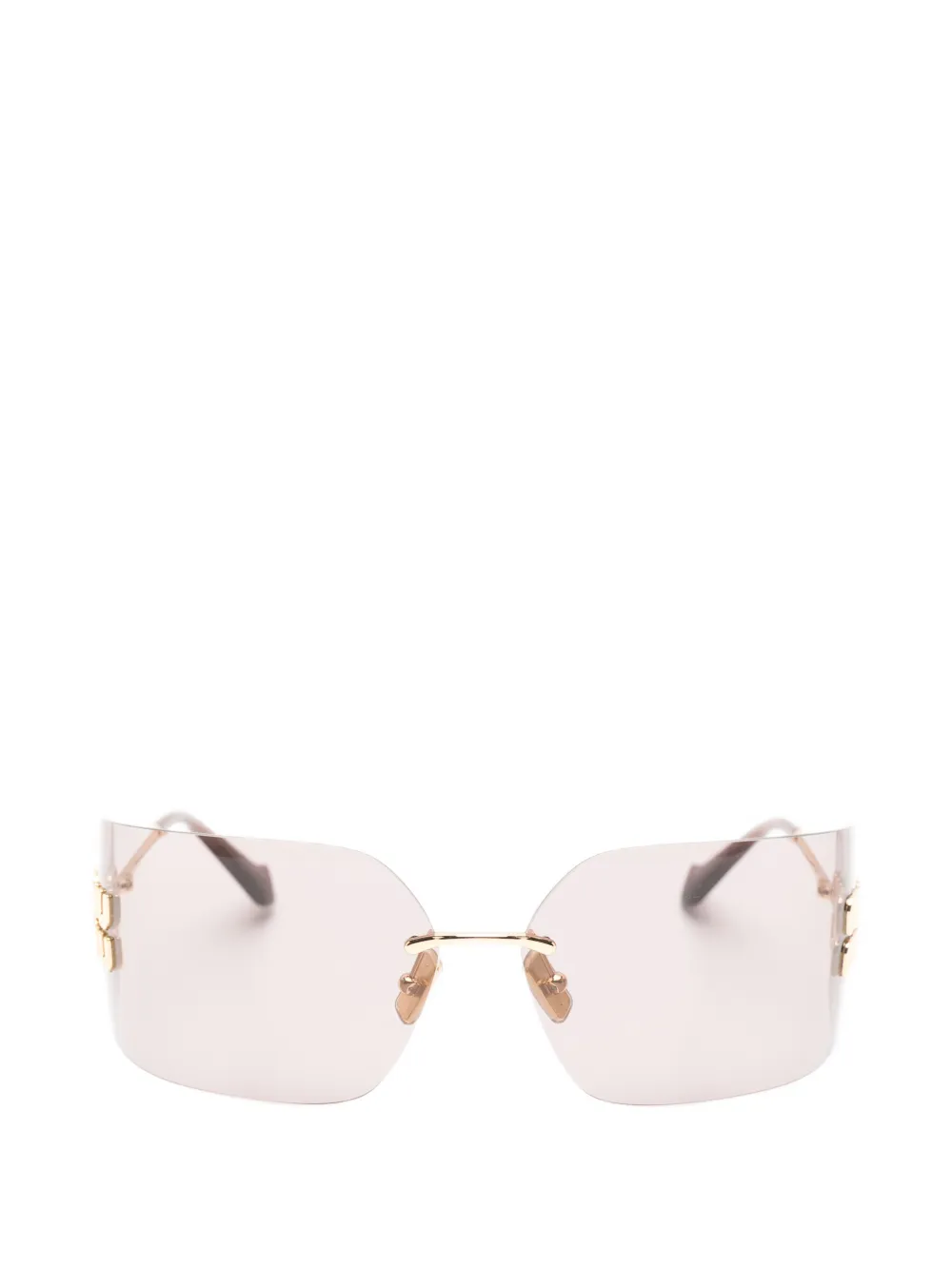 Miu Miu Pre-Owned Aube sunglasses - Oro
