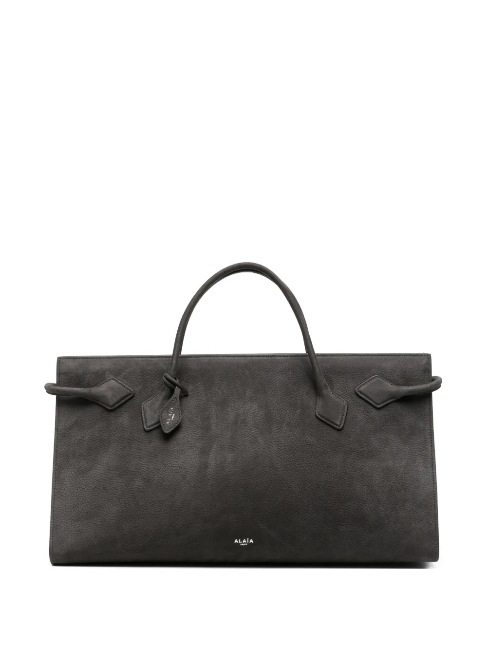Alaïa Pre-Owned Le Teckel leather tote bag - Grigio