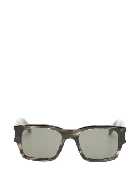 Saint Laurent Pre-Owned 617 logo-plaque sunglasses