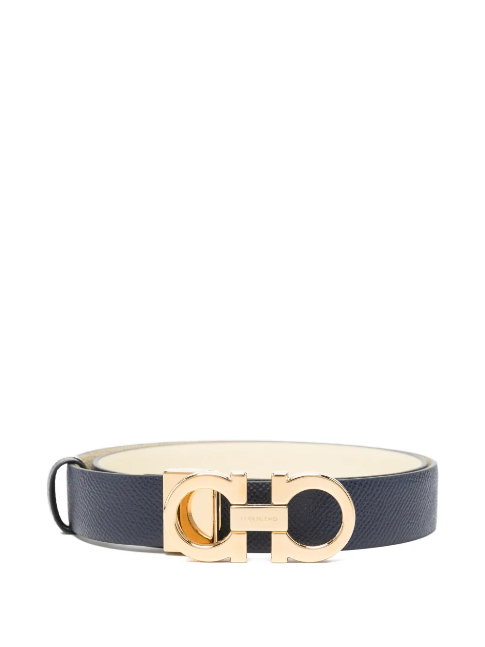 Ferragamo Pre-Owned Gancini reversible belt - Blu