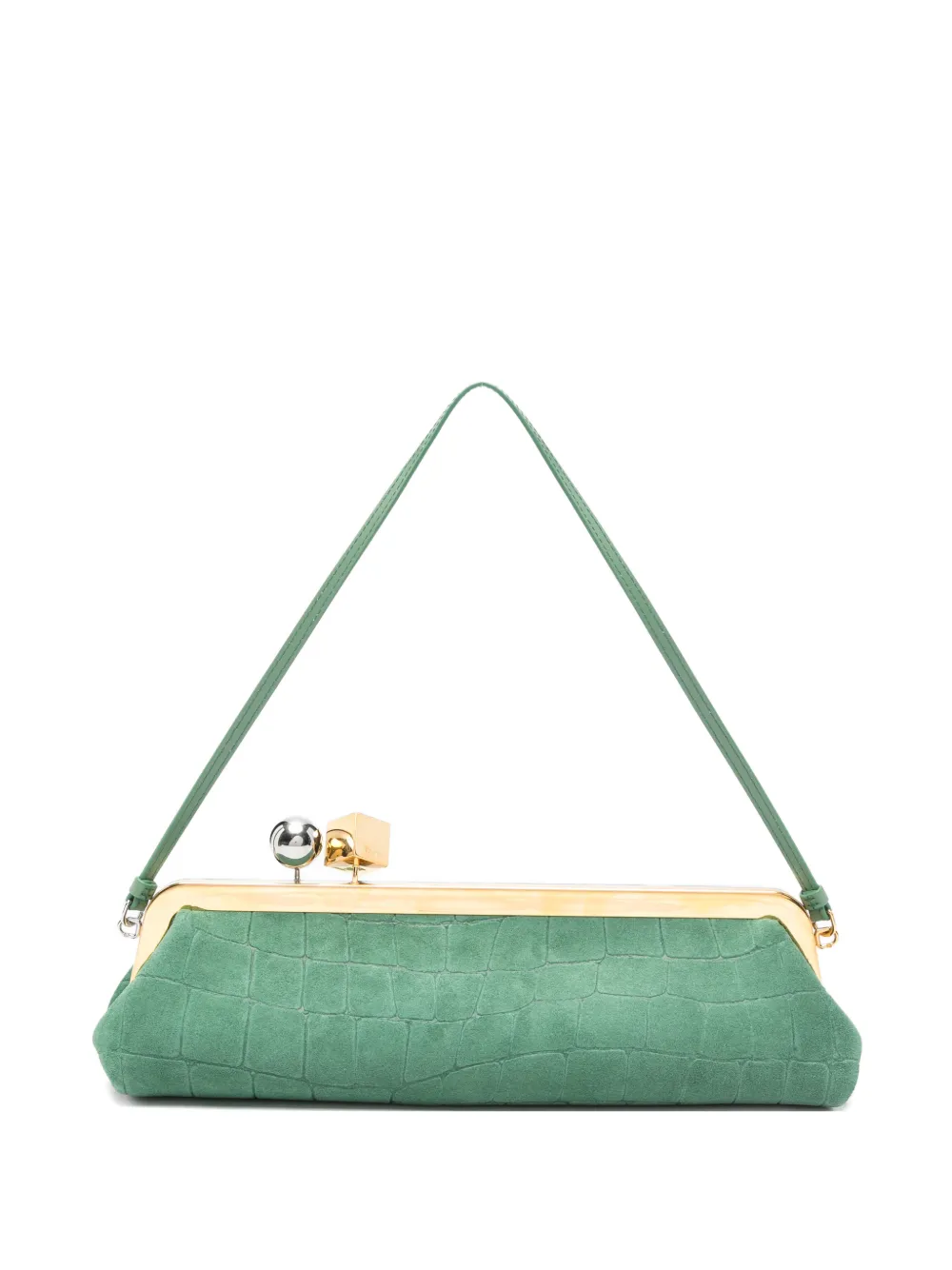 Jacquemus Pre-Owned Salon clutch bag - Verde