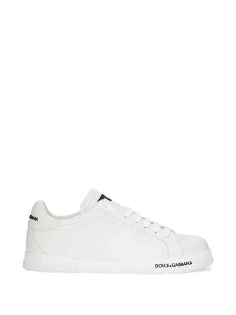 Dolce & Gabbana Pre-Owned Portofino logo-print low-top sneakers