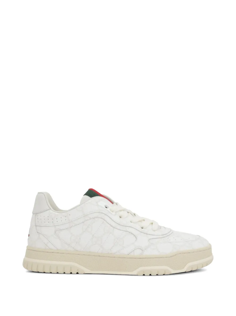 Gucci Pre-Owned Re-Web logo-print sneakers - White