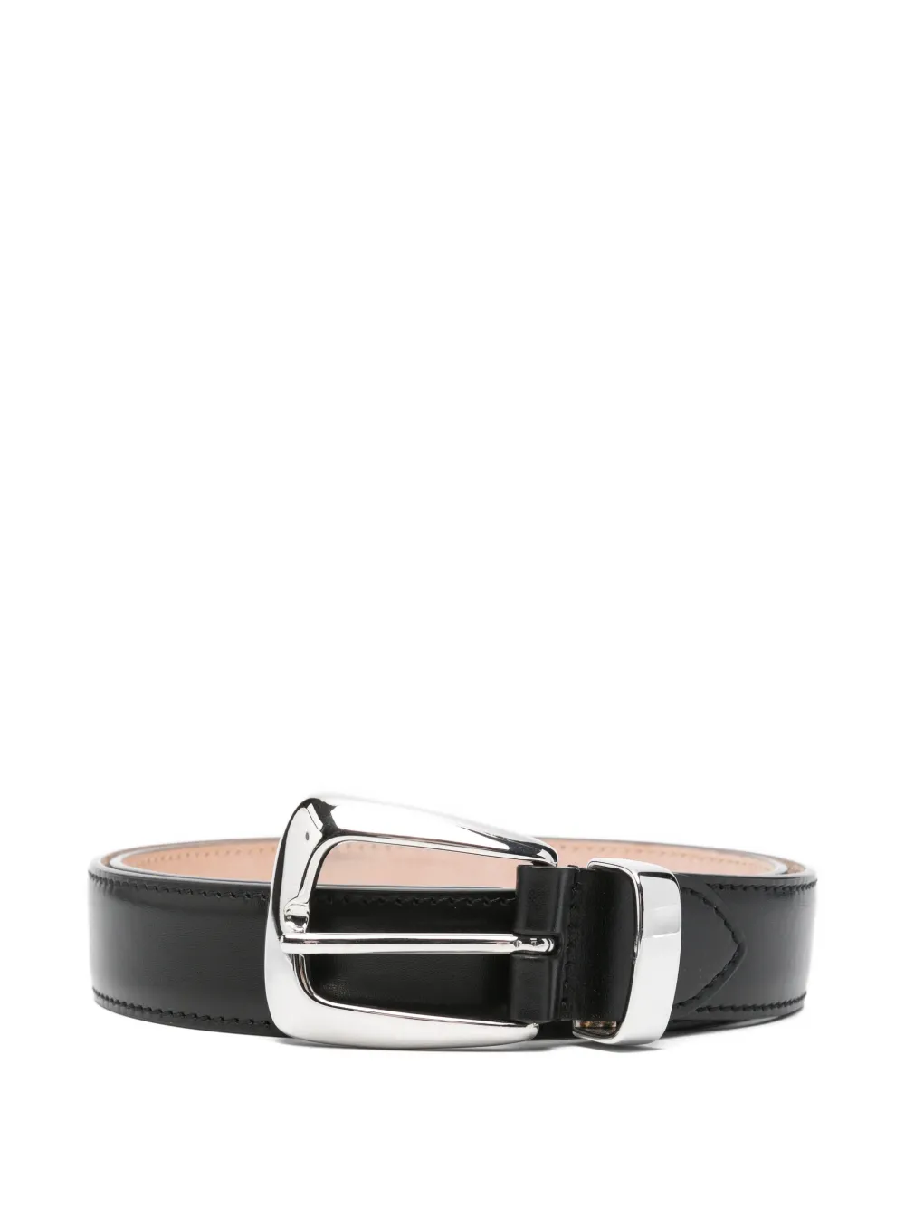 KHAITE Pre-Owned Benny leather belt - Nero