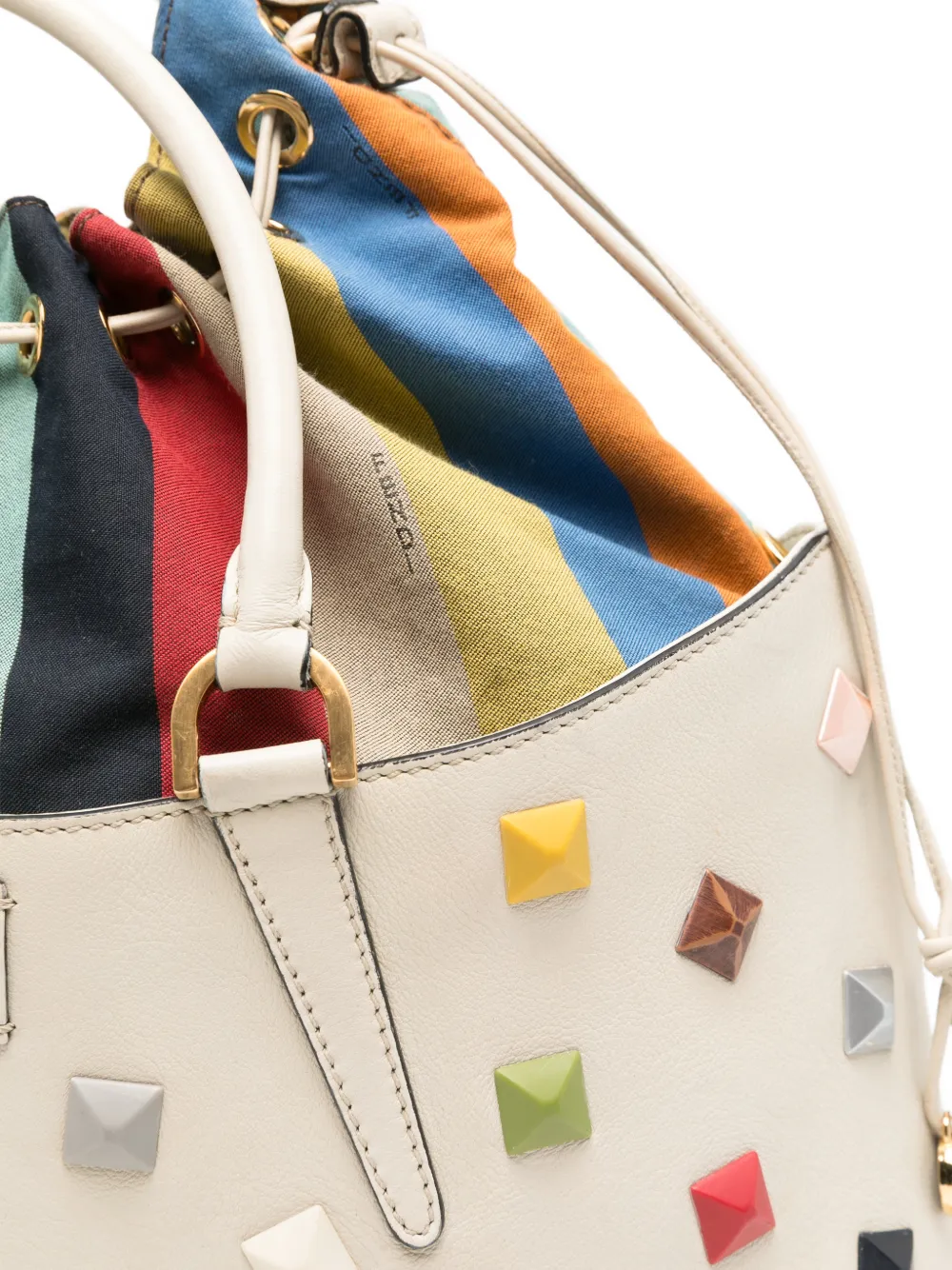 Fendi Pre-Owned 2000s B Fab スタッズ ハンドバッグ | ニュートラル