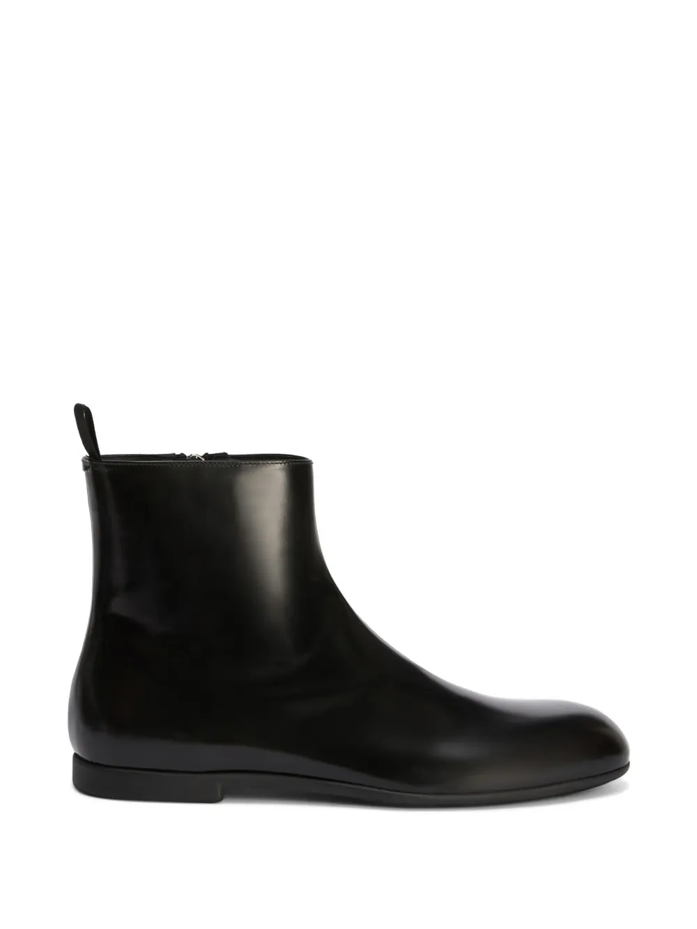 Jil Sander leather ankle boots - Nero
