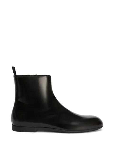 Jil Sander leather ankle boots