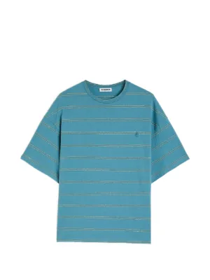 Jil Sander ストライプ Tシャツ | ブラック | FARFETCH JP