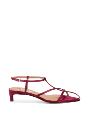 Jil Sander ポインテッドトゥ サンダル | レッド | FARFETCH JP