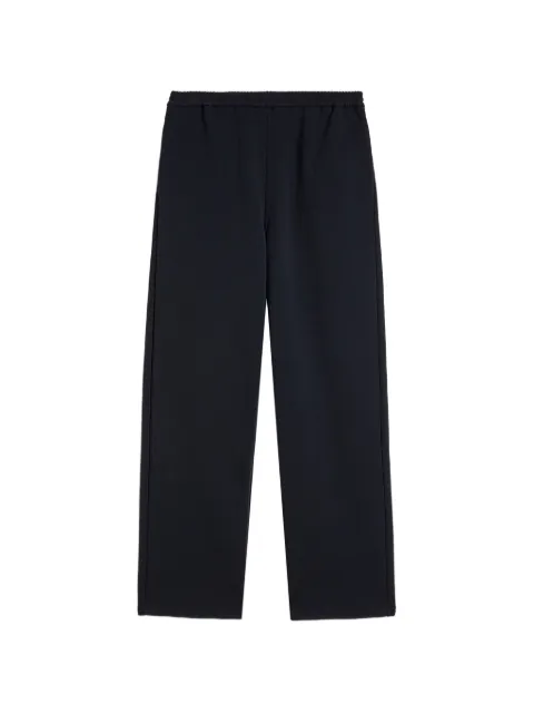 Jil Sander monogram-embroidered jersey track pants