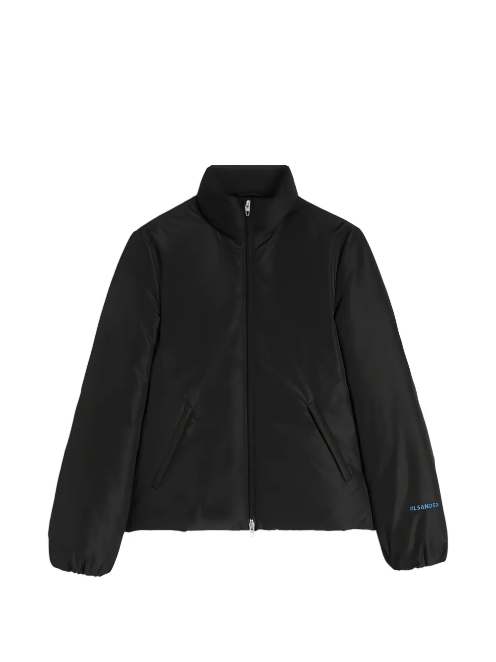 Jil Sander Daunenjacke mit Logo-Print - Schwarz