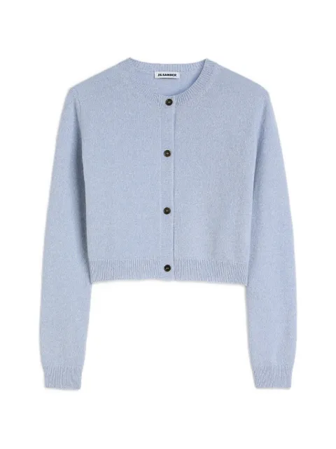 Jil Sander cárdigan con cuello redondo
