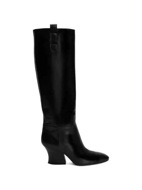 Jil Sander botas con tacón cuadrado