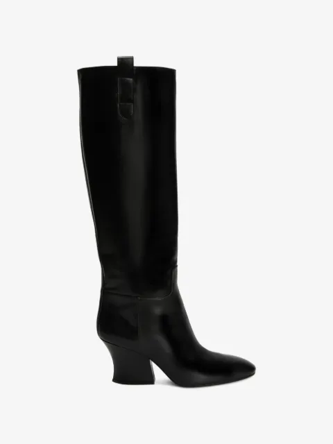 Jil Sander botas con tacón cuadrado