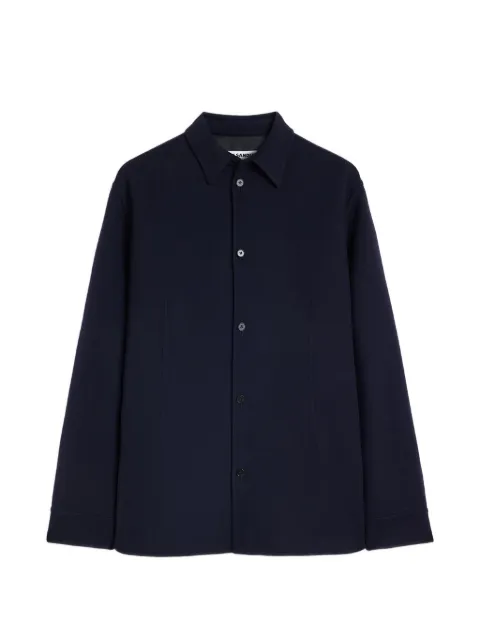 Jil Sander double-wool overshirt