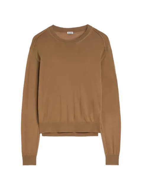 Jil Sander blend crew-neck sweater