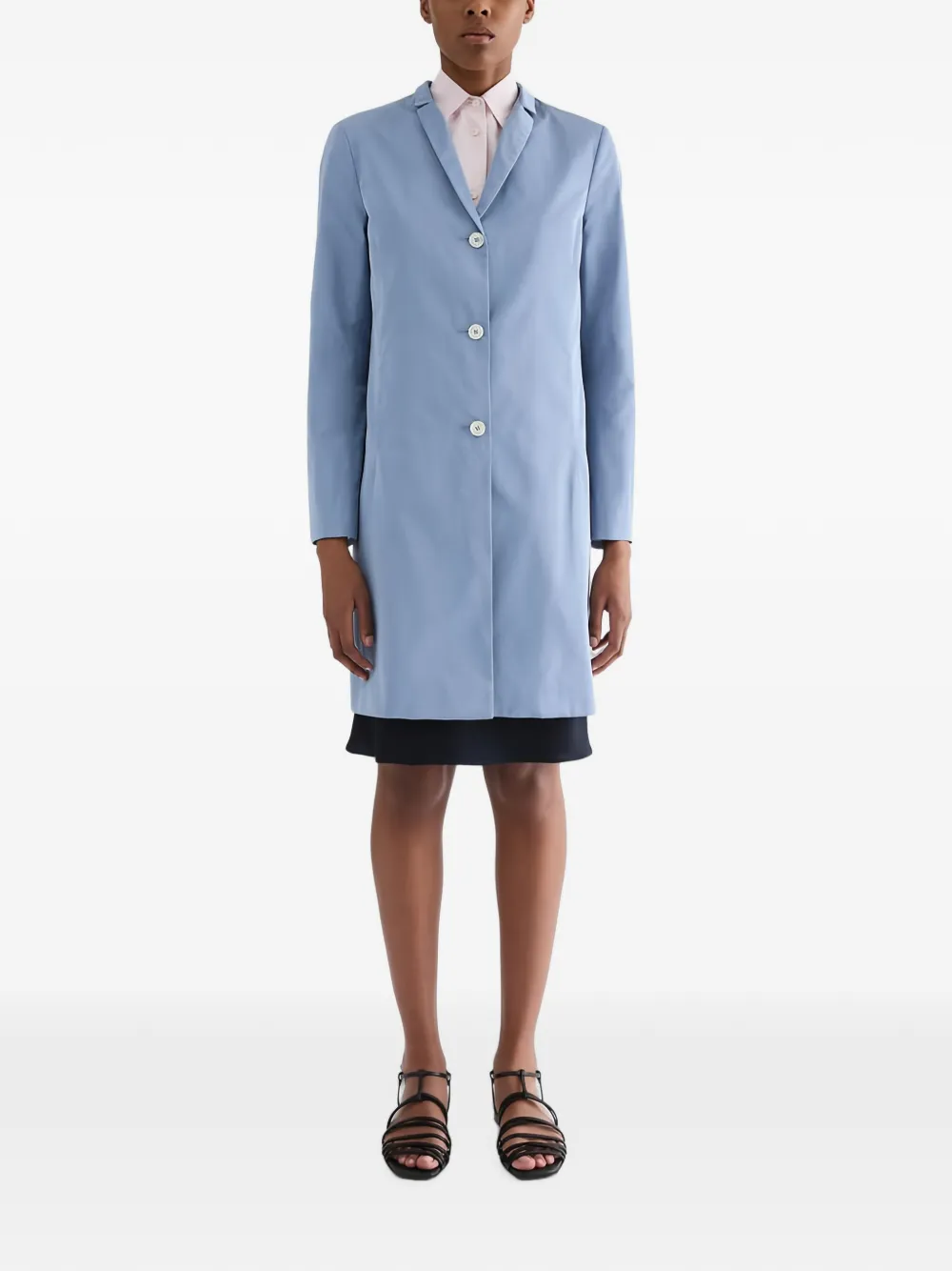 Jil Sander Slim-fit radzmir jas Blauw