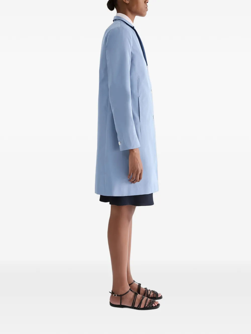 Jil Sander Slim-fit radzmir jas Blauw